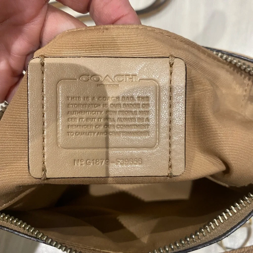 Coach Shimmering Gold Crossbody Bag